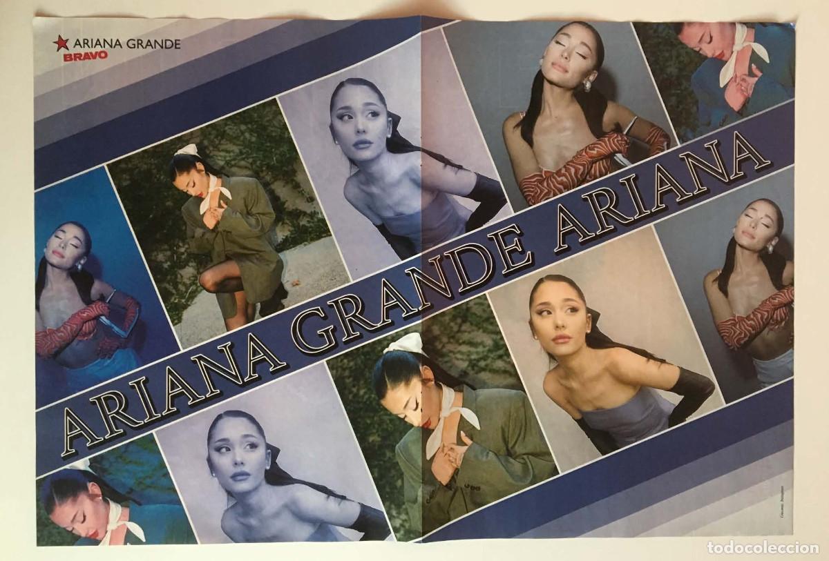 Coleccionismo de carteles: Ariana Grande / Nina Dobrev Vampire Diaries Double-Sided Poster A3 Bravo Magazine Bulgaria Music TV