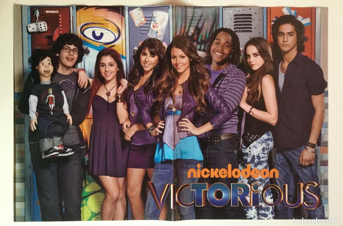 Coleccionismo de carteles: Ariana Grande Victorious Cast / Jared Leto Double-Sided Poster A3 - Bravo Magazine Bulgaria Music