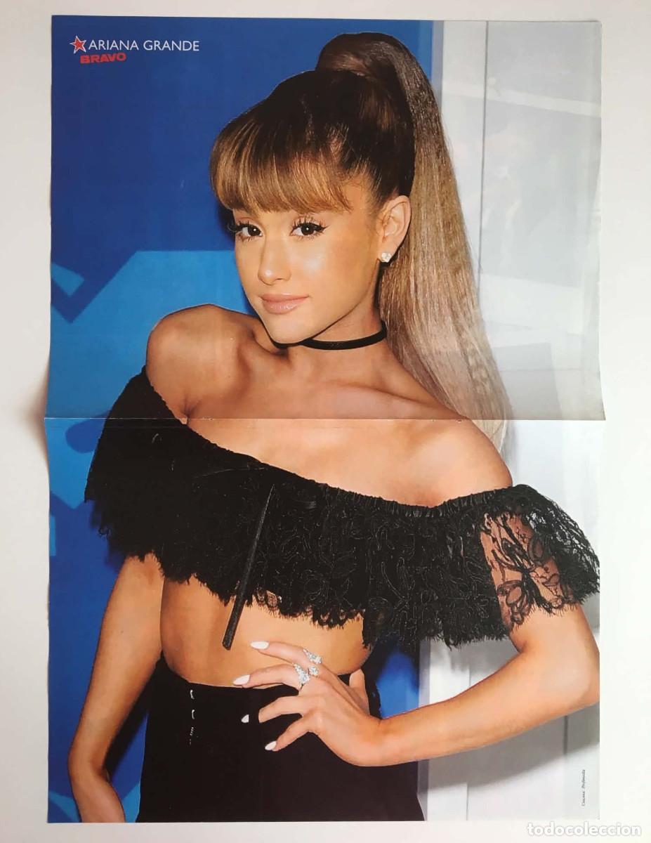 Coleccionismo de carteles: Ariana Grande / Magcon Boys Double-Sided Poster A3 - Bravo Magazine Bulgaria Music Pin-up