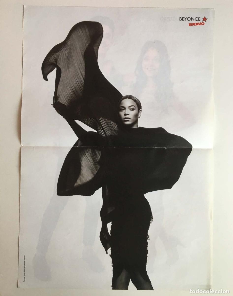 Coleccionismo de carteles: Beyonc&eacute; / Karol Sevilla & Ruggero Pasquarelli Double-Sided Poster A3 &ndash; Bravo Magazine Bulgaria Music