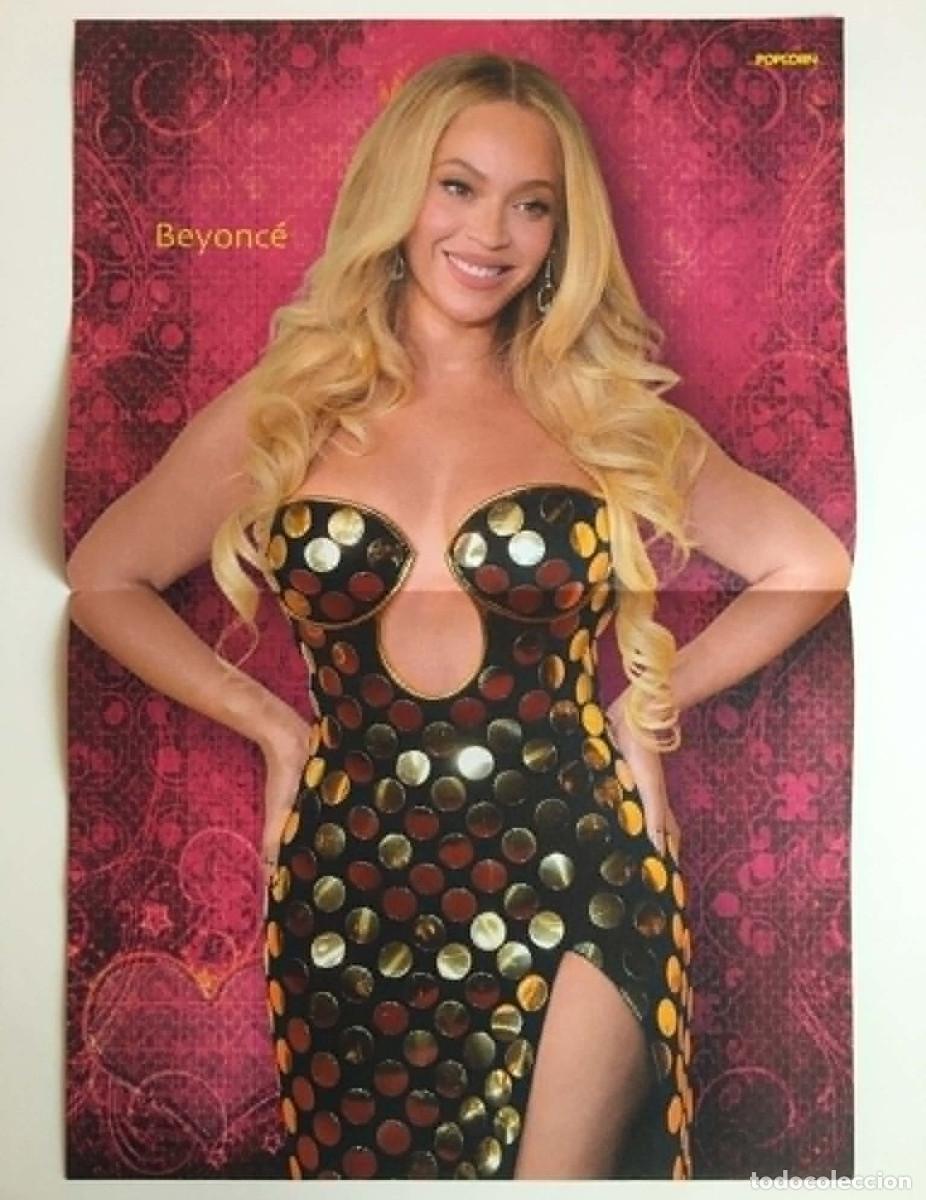 Coleccionismo de carteles: Beyonc&eacute; / Ayliva Official Double-Sided Poster A3 &ndash; Popcorn Magazine Germany Music Pin-up