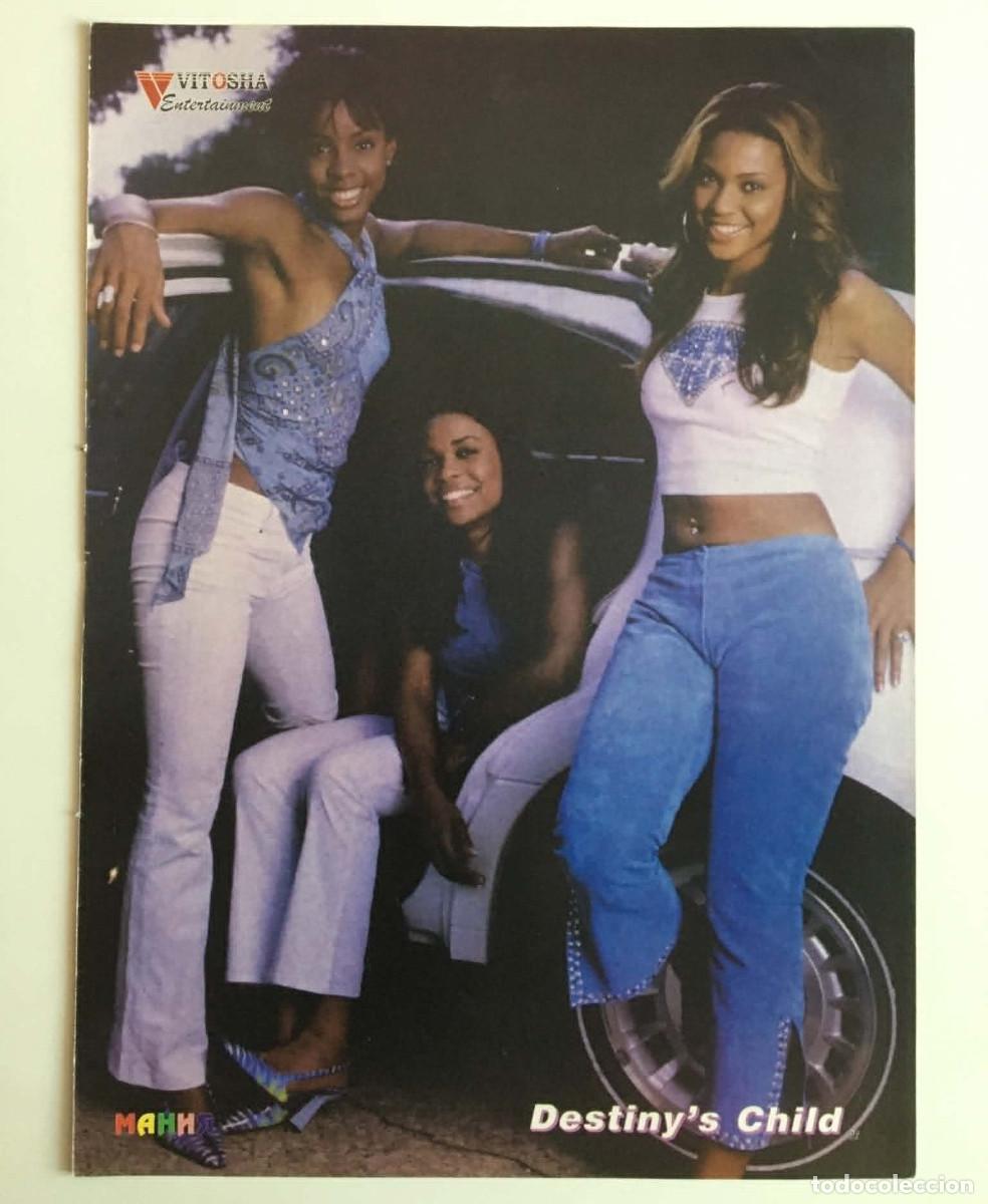 Coleccionismo de carteles: Destiny's Child / Westlife Double-Sided Vintage Poster A4 - Mania Magazine Bulgaria Music Pop R&B