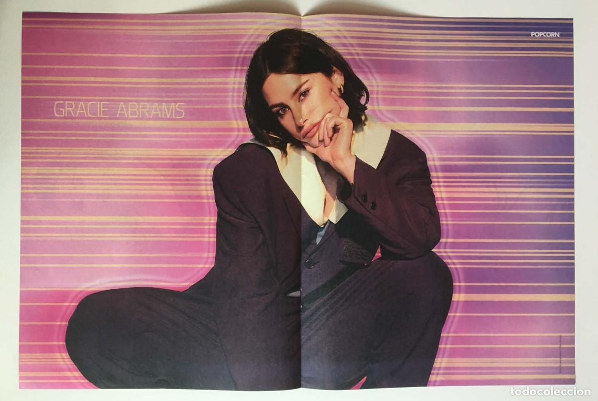 Coleccionismo de carteles: Gracie Abrams / Shirin David Original Double-Sided A3 Poster - Popcorn Magazine Germany Music