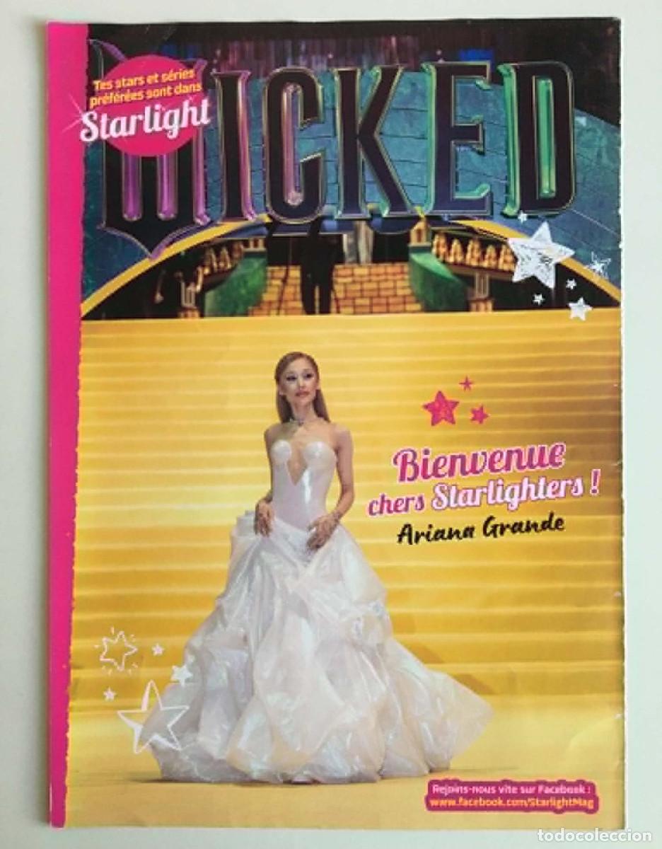 Coleccionismo de carteles: Ariana Grande Wicked Promo Original Inside Cover A4 Poster &ndash; Starlight Magazine France Music Movie