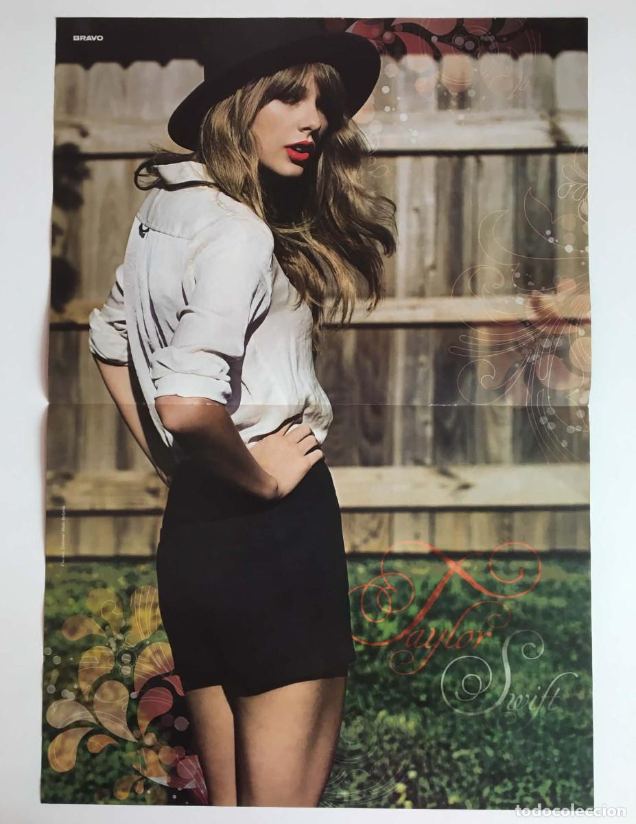 Coleccionismo de carteles: Taylor Swift / Jennifer Lawrence Hunger Games Double-Sided Poster A3 - Bravo Magazine Bulgaria Music