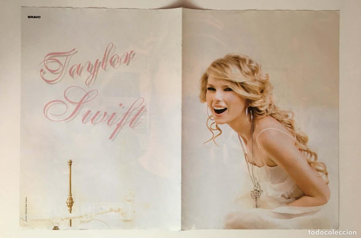 Coleccionismo de carteles: Taylor Swift / Hugh Laurie Dr. House Double-Sided Poster A3 Bravo Magazine Bulgaria Music TV Series