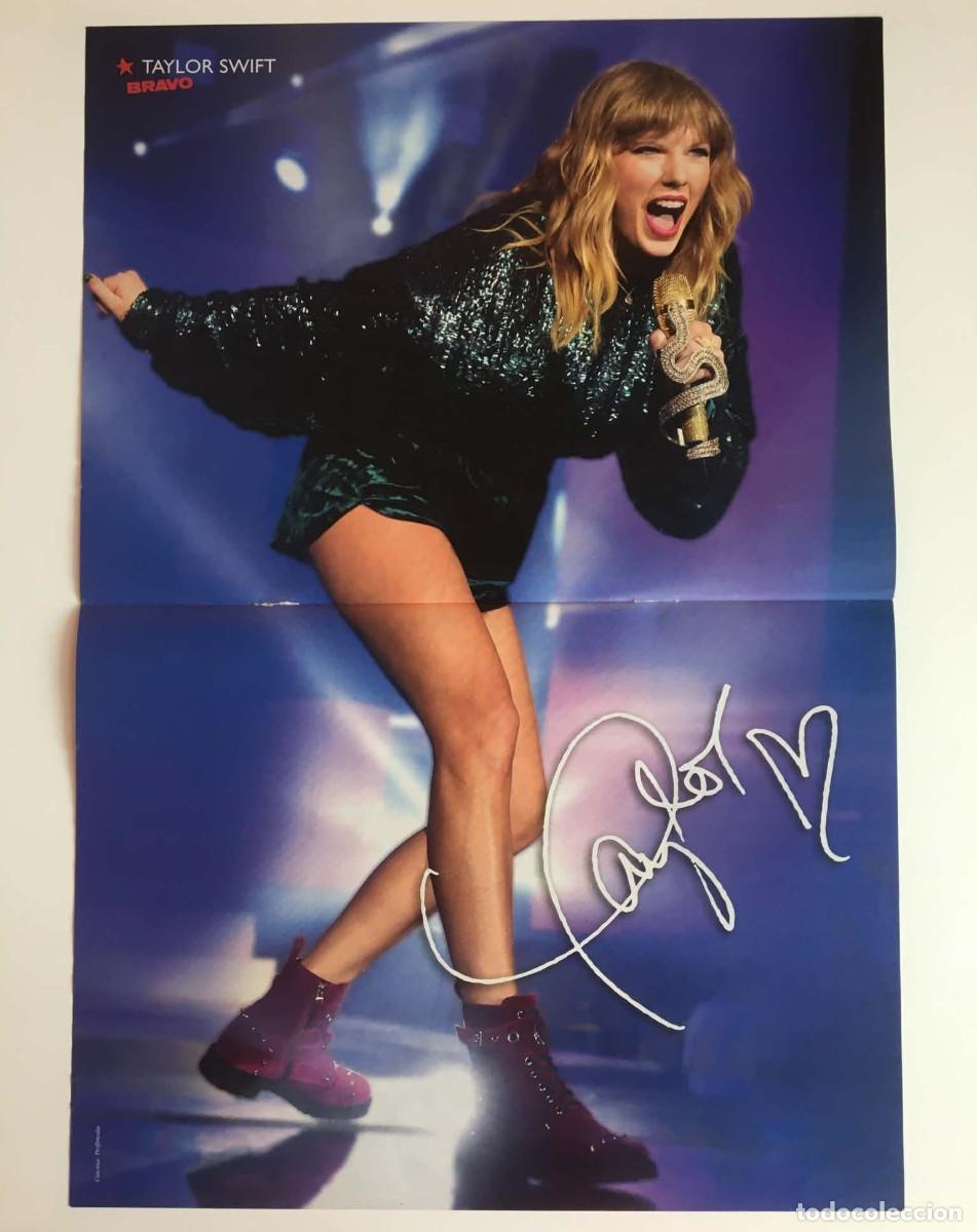 Coleccionismo de carteles: Taylor Swift Reputation / Maluma Double-Sided Poster A3 - Bravo Magazine Bulgaria Music Rare