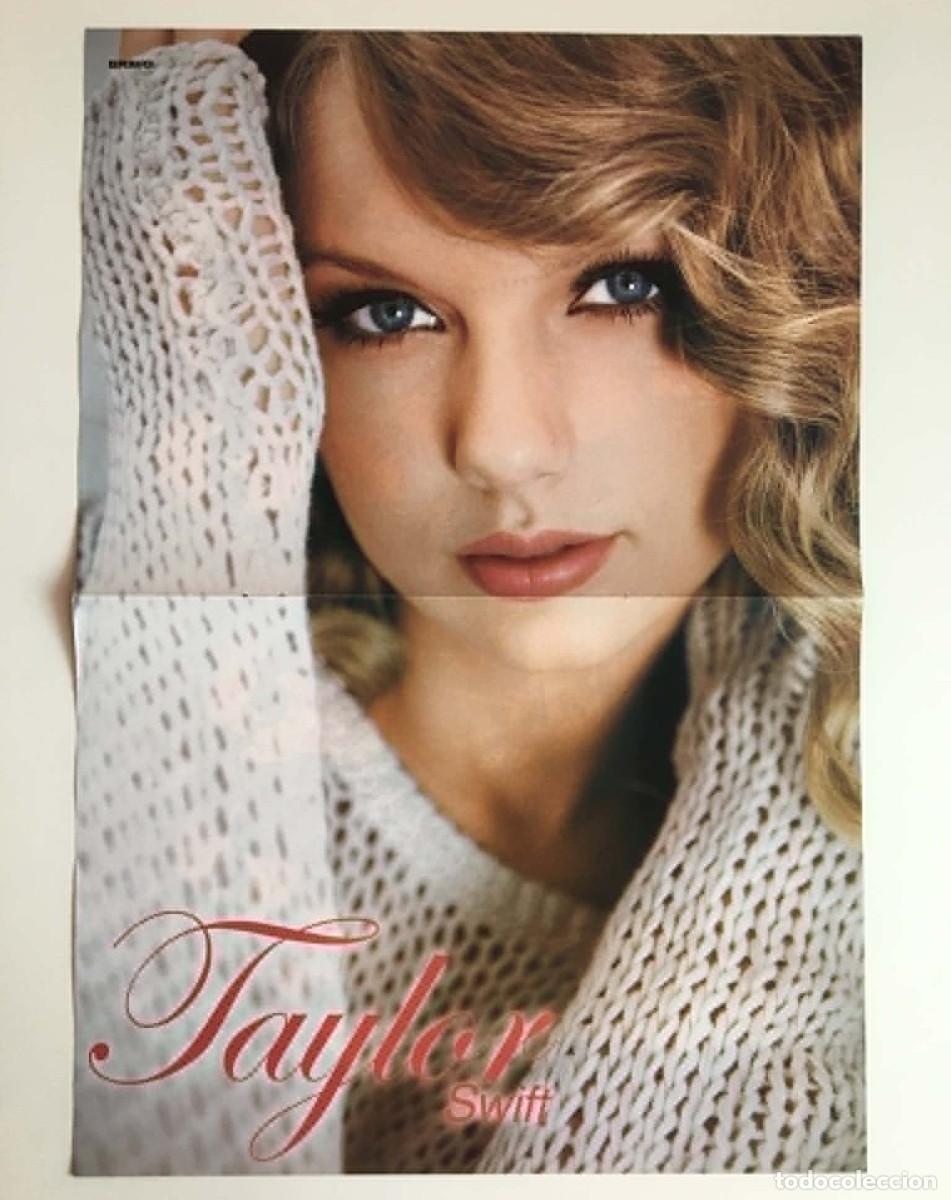 Coleccionismo de carteles: Taylor Swift / Touch Down Records Vintage Double-Sided Poster A3 - Bravo Magazine Bulgaria Music