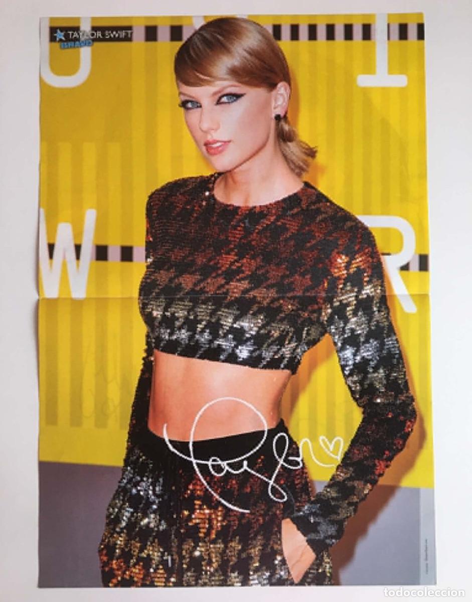 Coleccionismo de carteles: Taylor Swift 1989 Era / Kylie & Kendall Jenner Double-Sided Poster A3 - Bravo Magazine Bulgaria