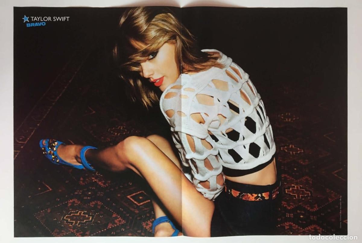 Coleccionismo de carteles: Taylor Swift 1989 Era / Selena Gomez Double-Sided Poster A3 - Bravo Magazine Bulgaria Music
