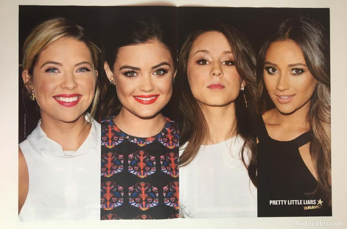 Coleccionismo de carteles: Pretty Little Liars / Miley Cyrus Bangerz Tour Double-Sided A3 Poster - Bravo Magazine Bulgaria Rare