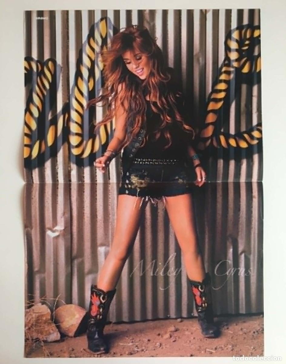 Coleccionismo de carteles: Miley Cyrus / McFly Original Double-Sided A3 Poster - Bravo Magazine Bulgaria Music Rare