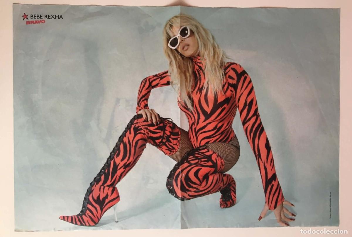 Coleccionismo de carteles: Bebe Rexha / Anne-Marie Double-Sided Vintage Poster A3 - Bravo Magazine Bulgaria Music Pop