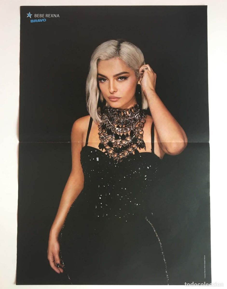 Coleccionismo de carteles: Bebe Rexha / Margot Robbie Harley Quinn Birds of Prey Double-Sided Poster A3 Bravo Magazine Bulgaria