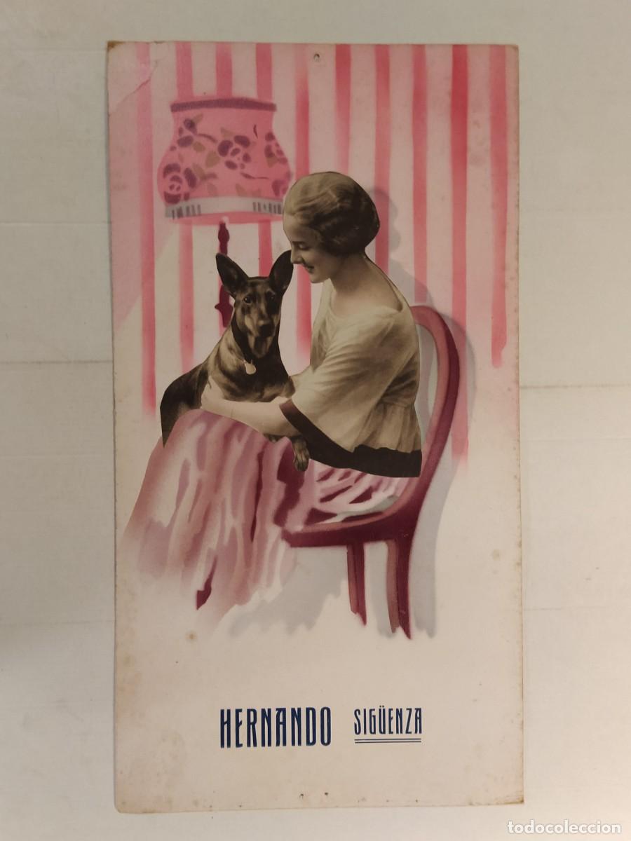 Colecionismo de cartazes: HERNANDO - SIG&Uuml;ENZA - CONFITERIA - LA MUJER Y EL PERRO - CARTEL ANTIGUO - PUBLICIDAD -VER FOTOS