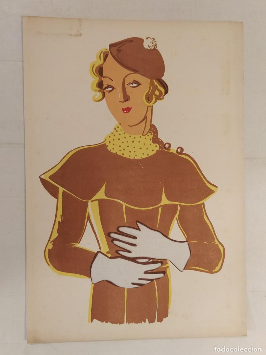 Colecionismo de cartazes: CARTEL PUBLICIDAD ANTIGUO TROQUELADO - GUANTES -VER FOTOS
