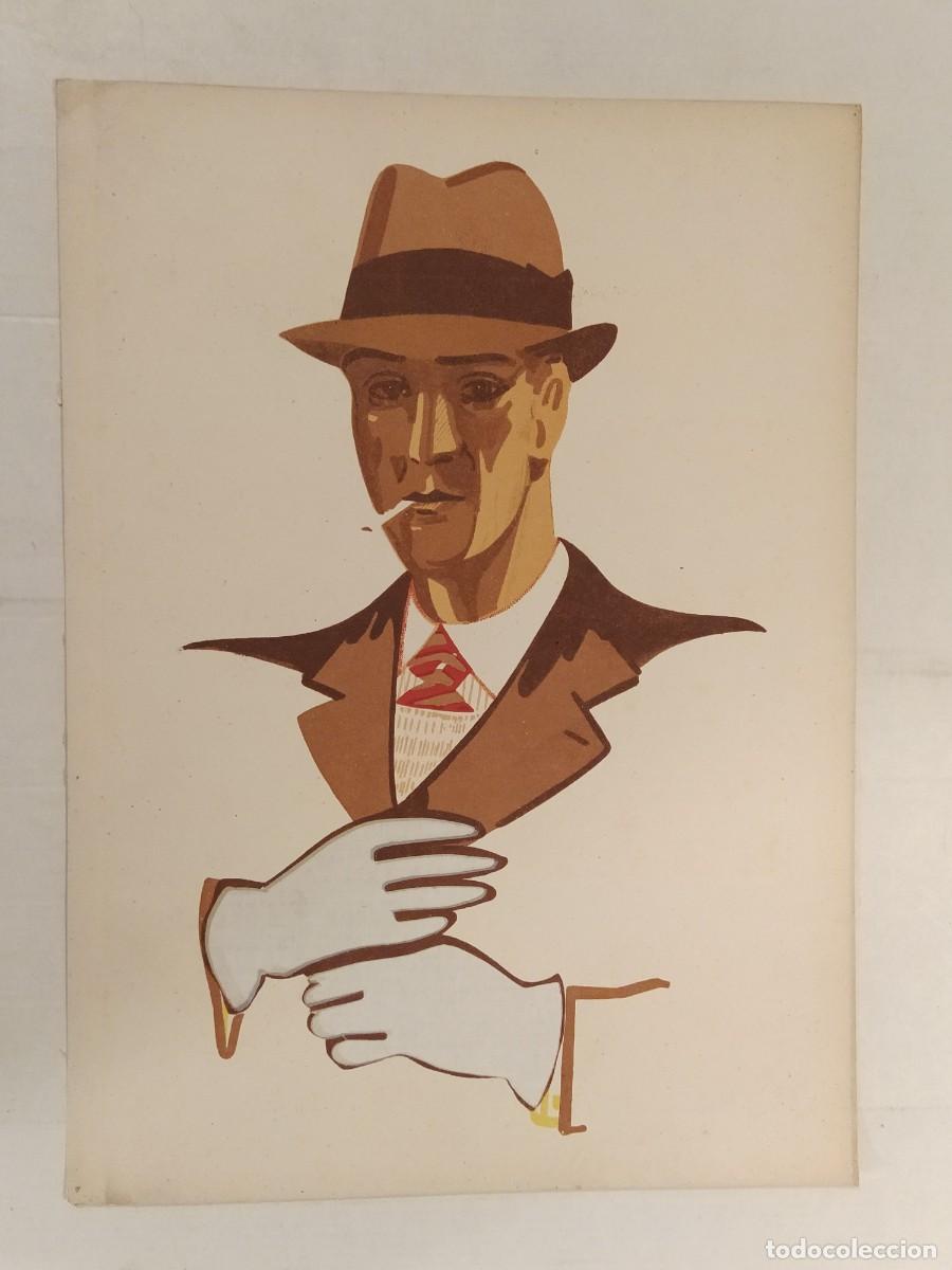 Colecionismo de cartazes: CARTEL PUBLICIDAD ANTIGUO TROQUELADO - GUANTES -VER FOTOS