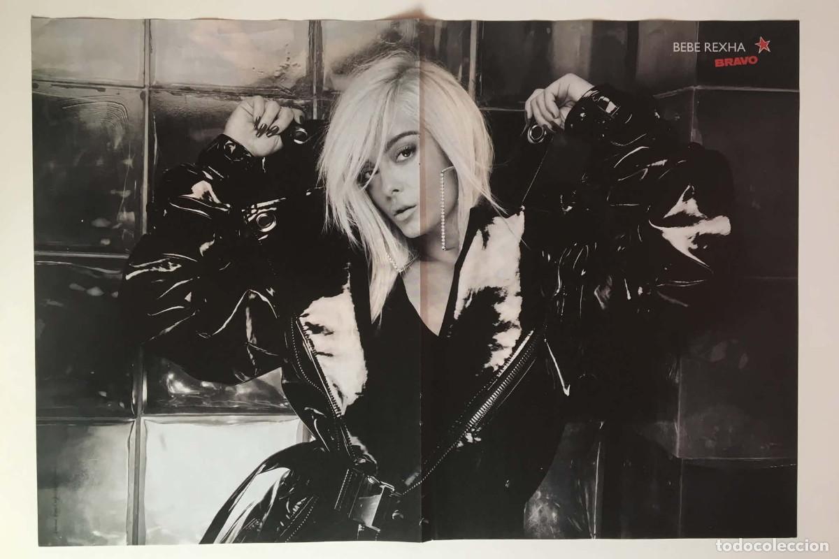 Coleccionismo de carteles: Bebe Rexha / Divna Double-Sided Vintage Poster A3 - Bravo Magazine Bulgaria Music Pop