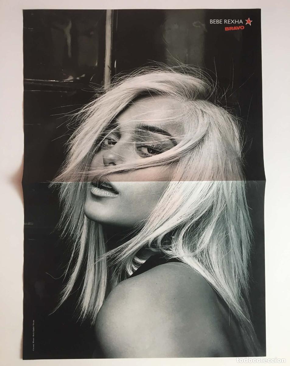 Coleccionismo de carteles: Bebe Rexha / Nina Dobrev Double-Sided Vintage Poster A3 - Bravo Magazine Bulgaria Music TV Series