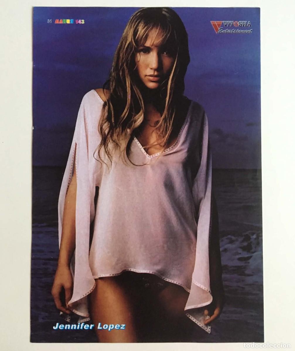 Coleccionismo de carteles: Jennifer Lopez / Mariah Carey Original Double-Sided Mini Poster A5 - Mania Magazine Bulgaria Music