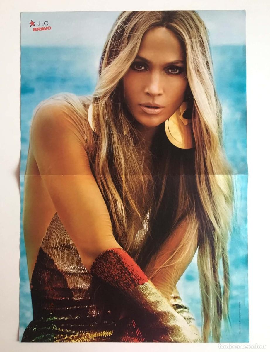 Coleccionismo de carteles: Jennifer Lopez JLo / Loren Gray & HRVY Original Double-Sided Poster A3 - Bravo Magazine Bulgaria