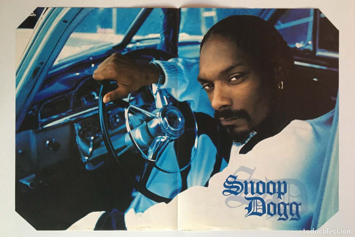 Coleccionismo de carteles: Snoop Dogg / Jennifer Lopez JLo Vintage Double-Sided Poster A3 - Bravo Magazine Bulgaria Music