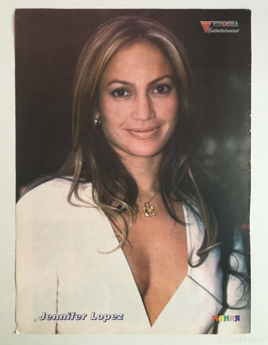 Coleccionismo de carteles: Jennifer Lopez Vintage Poster A4 - Mania Magazine Bulgaria Music