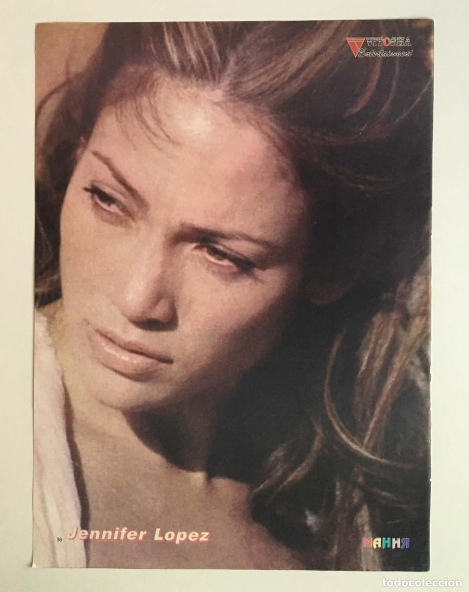Coleccionismo de carteles: Jennifer Lopez / S Club 7 Original Double-Sided Poster A4 - Mania Magazine Bulgaria Music