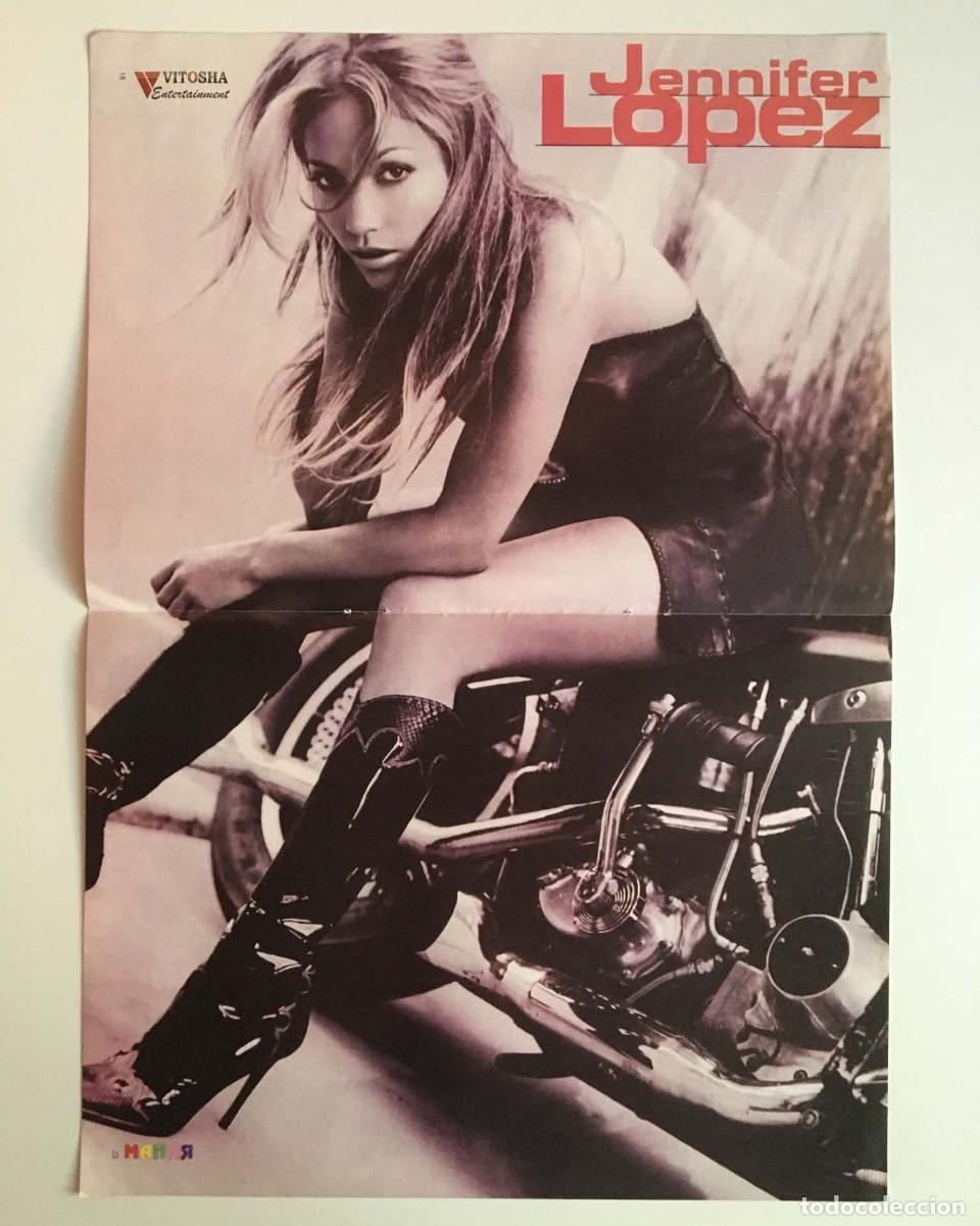 Coleccionismo de carteles: Jennifer Lopez / Ville Valo HIM Original Double-Sided Vintage Poster A3 - Mania Magazine Bulgaria