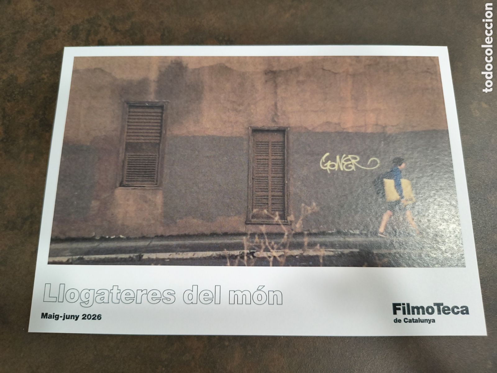 Coleccionismo de carteles: CARTEL LLOGATERES DEL MON (FILMOTECA)