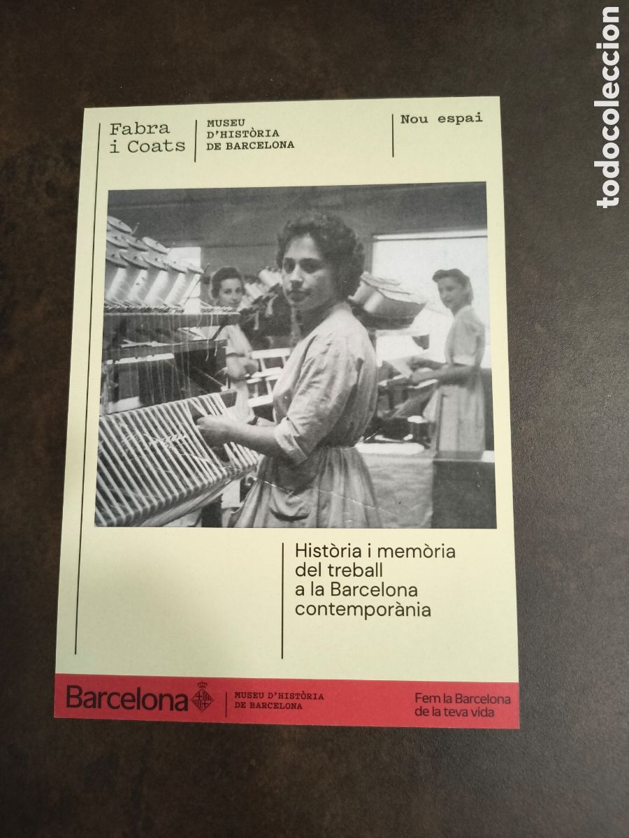 Coleccionismo de carteles: CARTEL HISTORIA I MEMORIA DEL TREBALL A LA BARECELONA CONTEMPORANIA