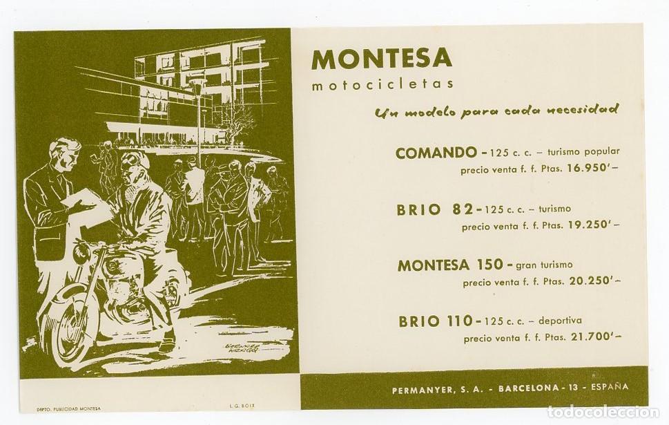 Collectionnisme d'affiches: MONTESA. PUBLICIDAD MOTO