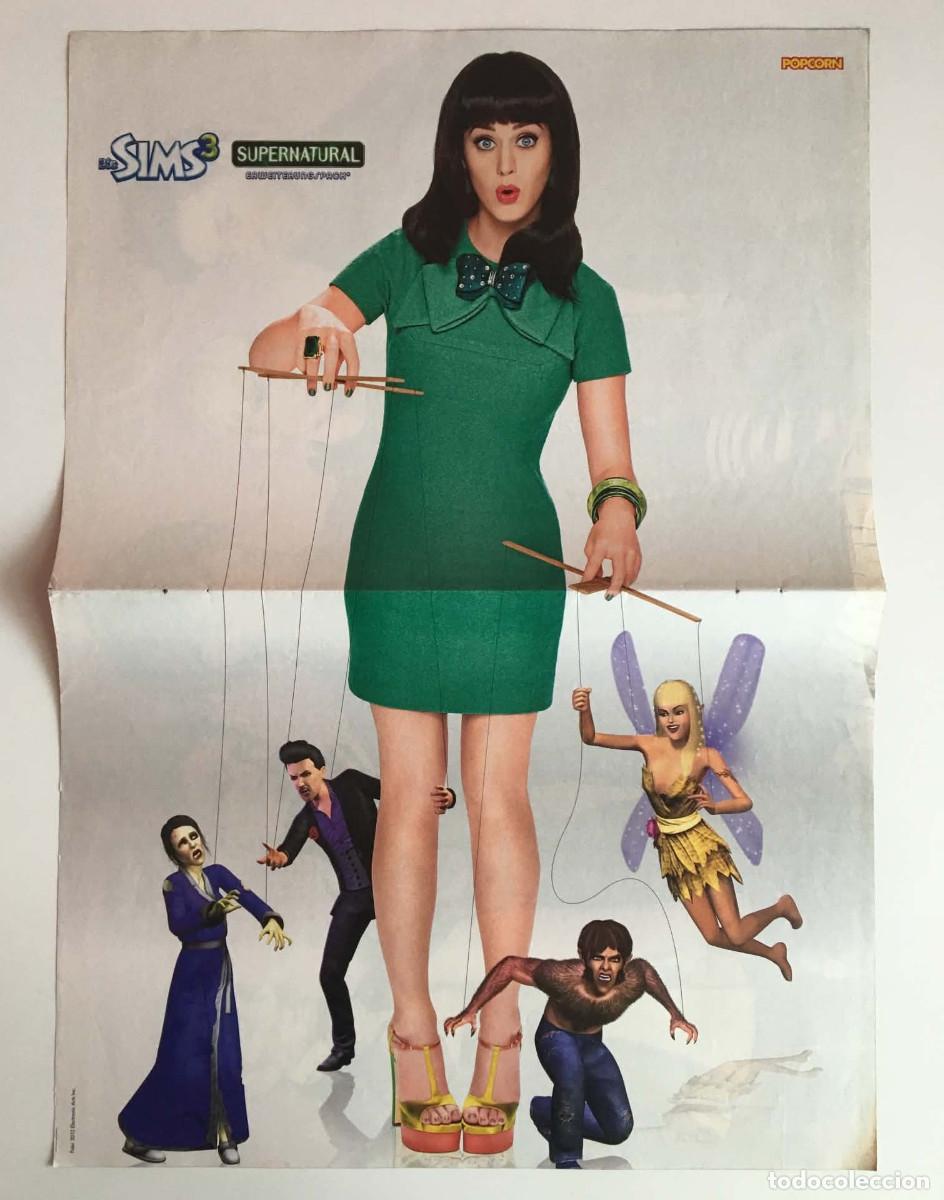 Coleccionismo de carteles: Katy Perry The Sims 3 Supernatural / NU'EST K-Pop Double-Sided Poster A3 - Popcorn Magazine Germany