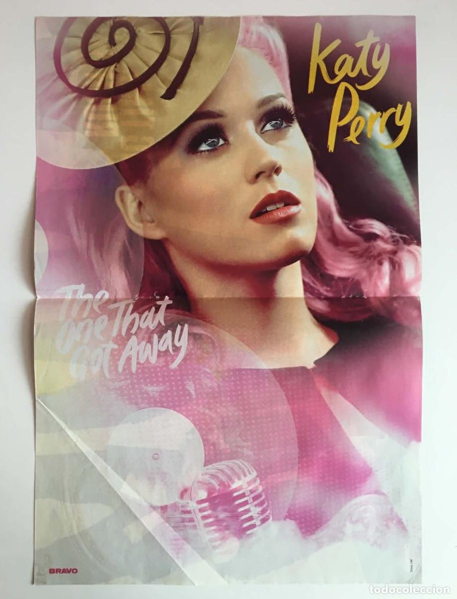 Coleccionismo de carteles: Katy Perry The One That Got Away / Big Time Rush Double-Sided Poster A3 - Bravo Magazine Germany