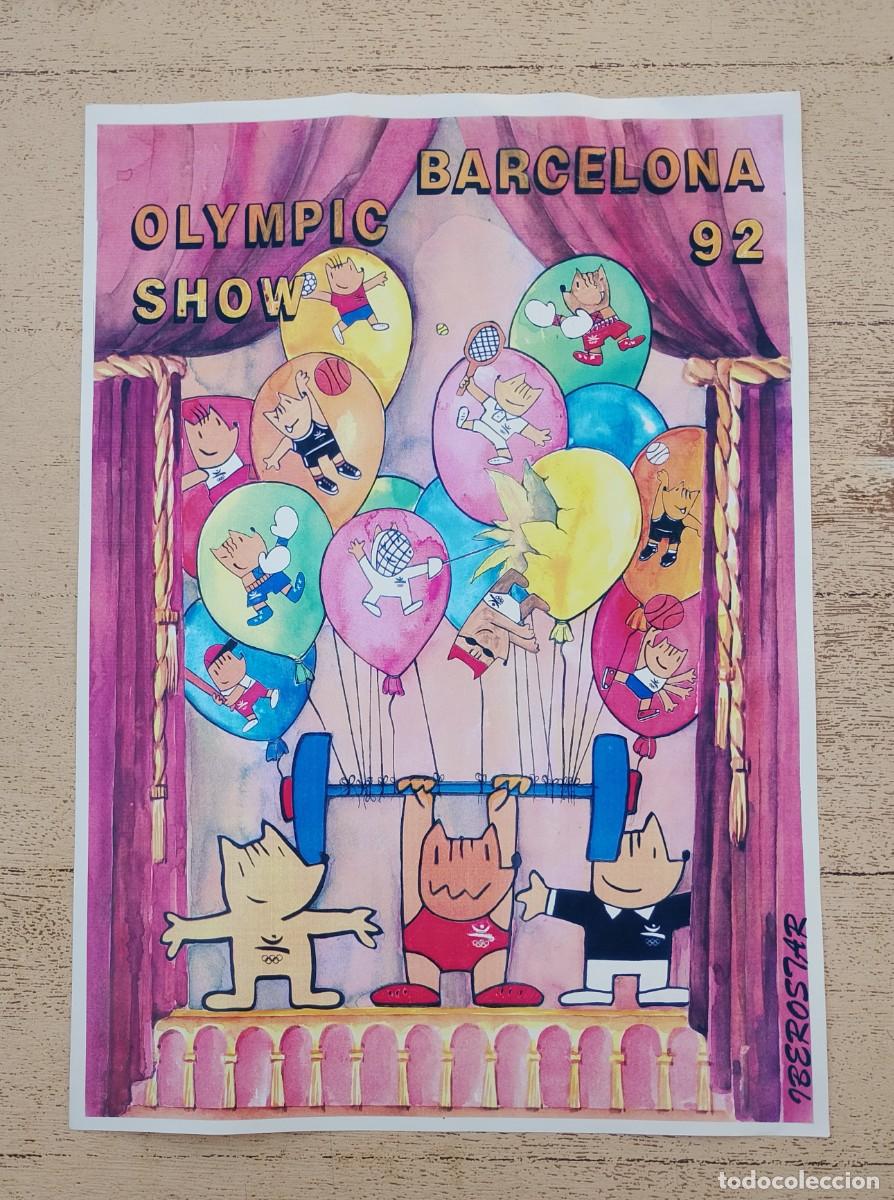 Coleccionismo de carteles: Cartel Show Iberostar Olimpic Show Barcelona 92