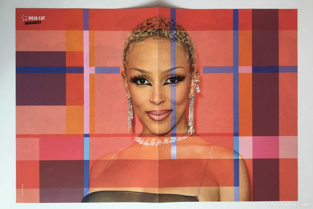 Coleccionismo de carteles: Doja Cat / HSMTMTS Disney Original Double-Sided Poster A3 - Bravo Magazine Bulgaria Music TV Series
