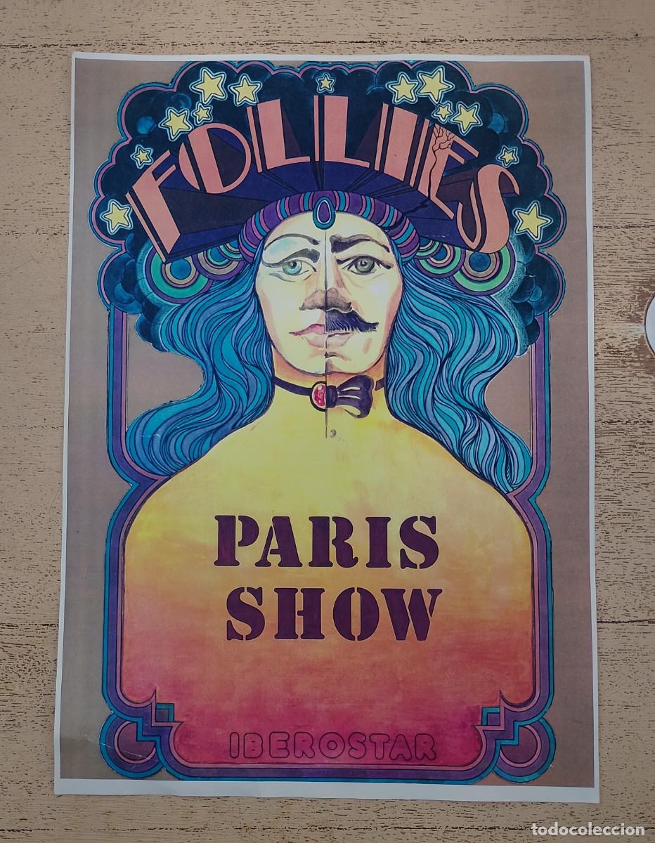 Coleccionismo de carteles: Cartel Show Iberostar Follies Paris Show