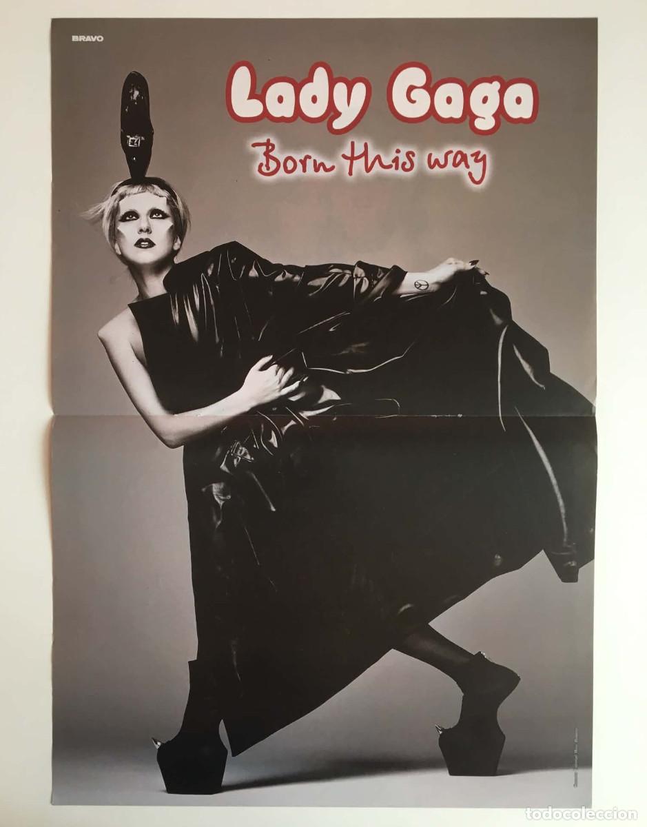 Coleccionismo de carteles: Lady Gaga Born This Way / Alex + Diana I Am Number Four Movie Double-Sided Poster A3 Bravo Bulgaria