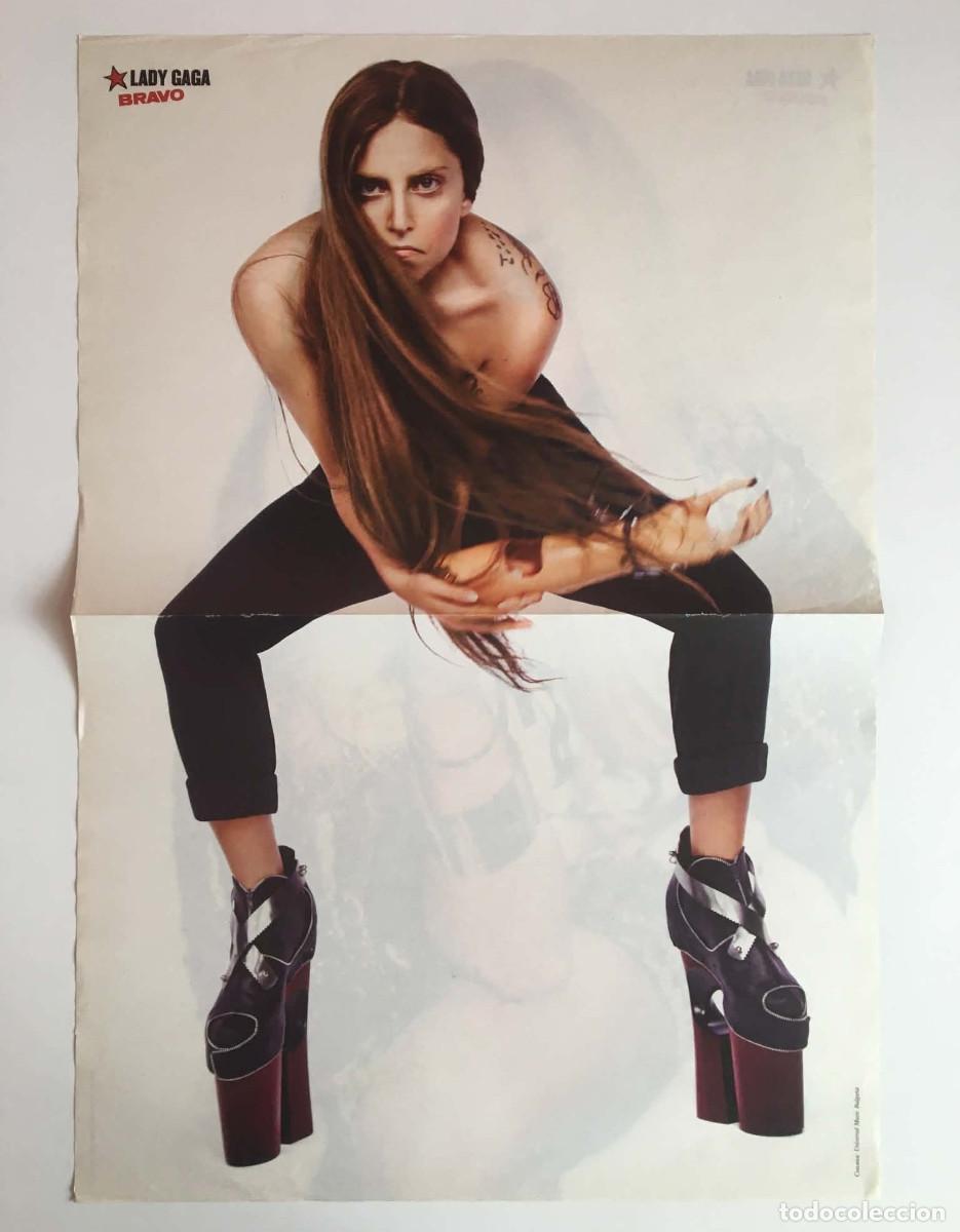 Coleccionismo de carteles: Lady Gaga Artpop Promo / Rita Ora Original Double-Sided Poster A3 - Bravo Magazine Bulgaria Music