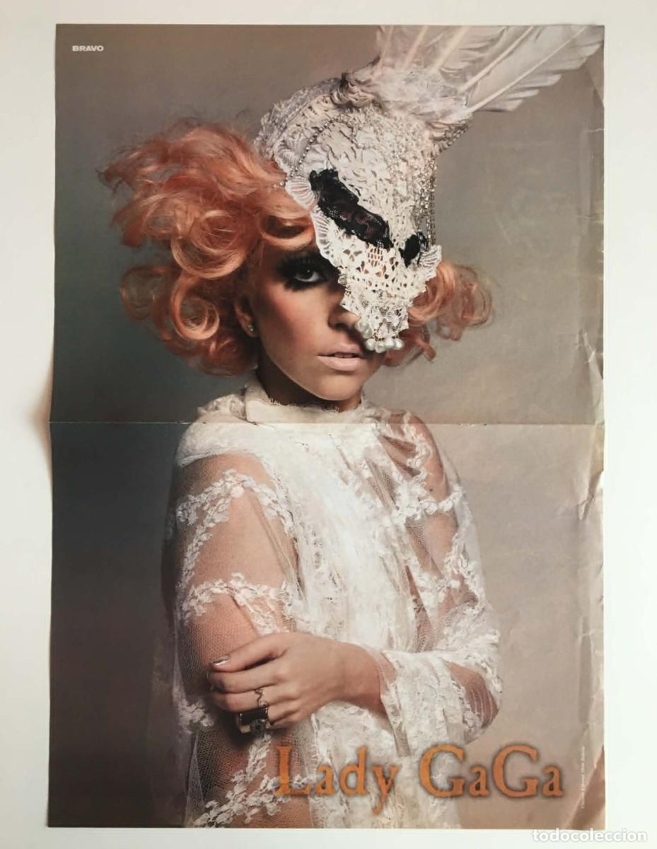 Coleccionismo de carteles: Lady Gaga The Fame Monster / Twilight Eclipse Double-Sided Vintage A3 Poster - Bravo Bulgaria Music