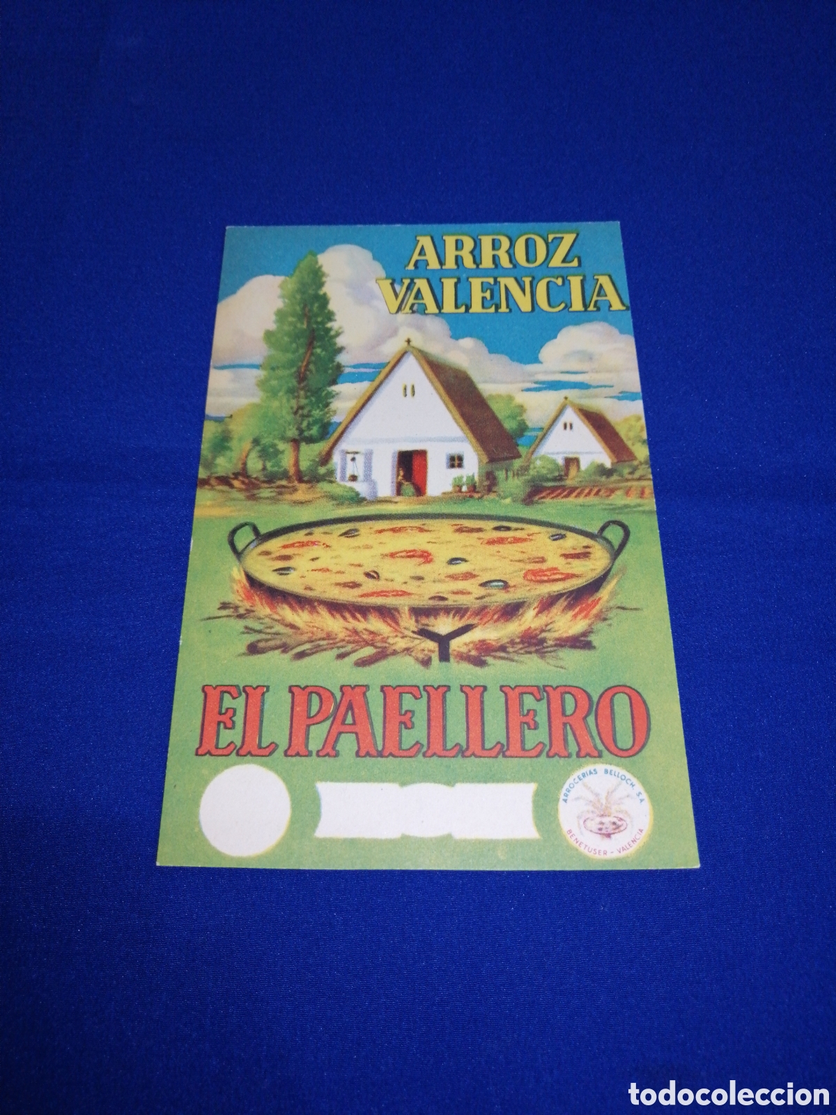 Coleccionismo de carteles: ARROZ VALENCIA EL PAELLERO
