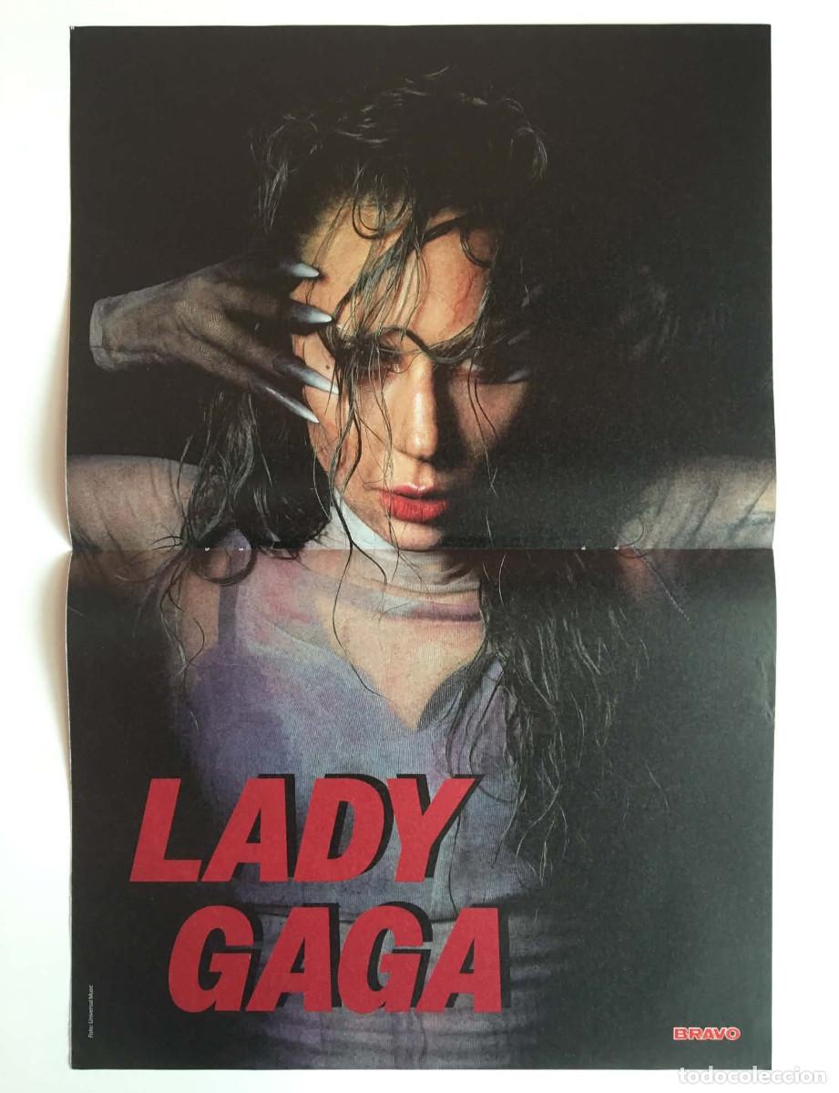 Coleccionismo de carteles: Lady Gaga / Addison Rae Original Double-Sided Poster A3 - Bravo Magazine Germany Music