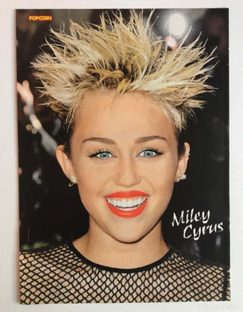 Collezionismo di affissi: Miley Cyrus Bangerz Original Vintage Poster A4 - Popcorn Magazine Germany Music Pop