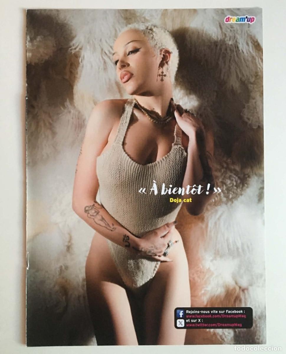 Coleccionismo de carteles: Doja Cat Original Magazine Promo Poster A4 - Dream'up France Music Cardstock