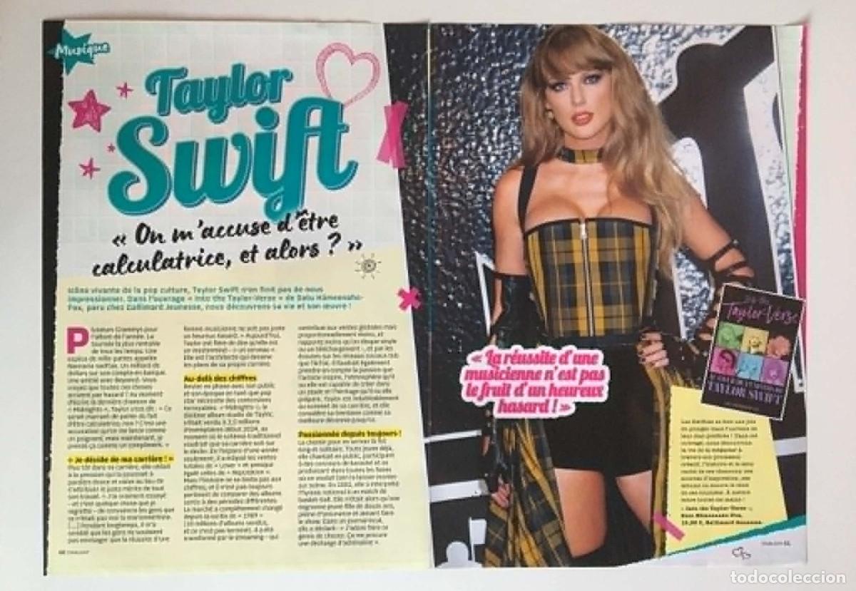 Coleccionismo de carteles: Taylor Swift MTV VMAs 2024 Original Magazine Poster & Article A3 Spread - StarLight France Music