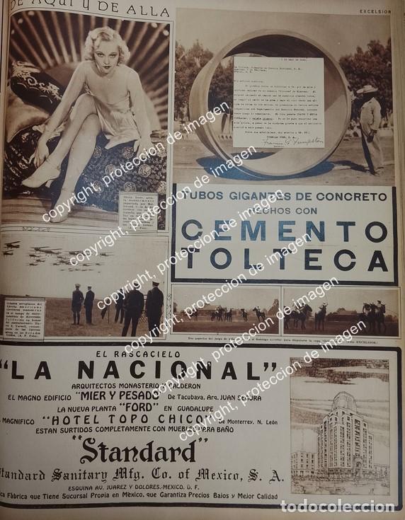 Coleccionismo de carteles: AFICHE ANTIGUO. SANITARIOS STANDARD Y EL PRIMER RASCACIELOS, DUBUJO DE MONASTERIO Y CALDERON 1932