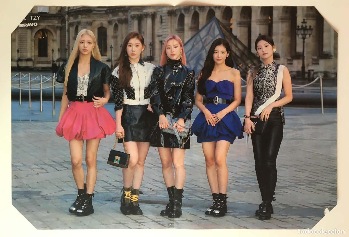 Coleccionismo de carteles: ITZY / The Boyz Double-Sided Poster A3 - Bravo Magazine Bulgaria K-Pop Music