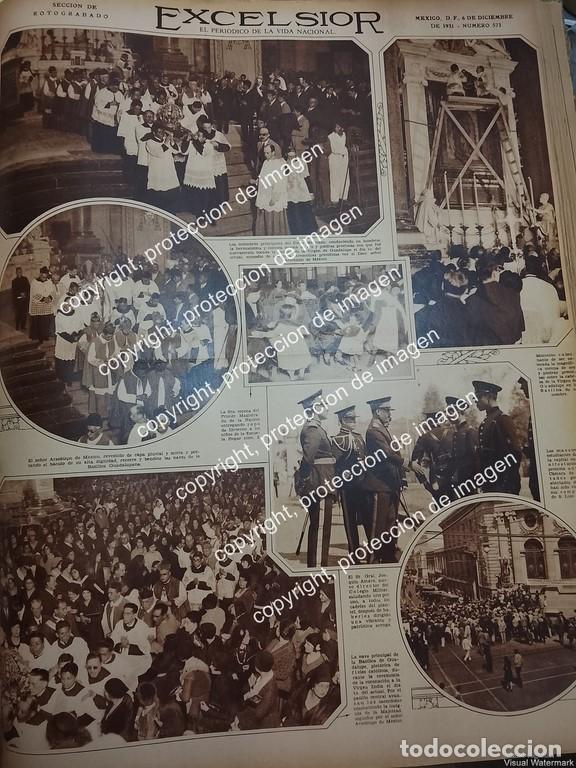 Poster collecting: AFICHE ANTIGUO. FIESTAS RELIGIOSAS CATEDRAL D.F Y OTROS 1931