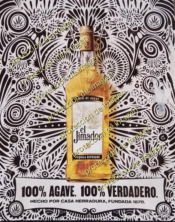 Poster collecting: Cartel publicitario retro Tequila el Jimador 1990s / muy raro