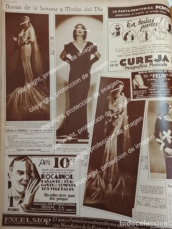 Poster collecting: AFICHE ANTIGUO. BODA, FIGUEROA ARAMONI ( MAGNOLIA ARAMONI) Y OTROS 1931